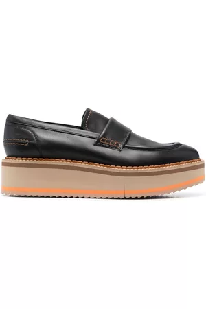 Robert Clergerie Women Loafers - Platform leather loafers