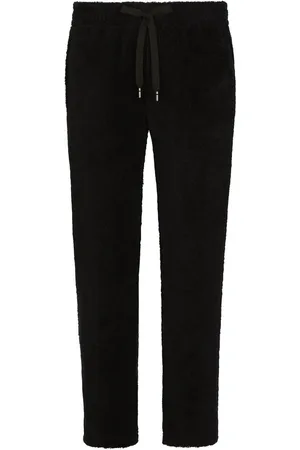Dolce & Gabbana Logo-tag terrycloth track pants