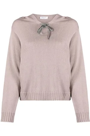 Fabiana Filippi Tie-fastened cotton jumper