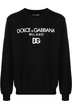 Dolce & Gabbana Logo-embroidered cotton sweatshirt