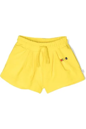 Msgm Embroidered-logo cotton shorts