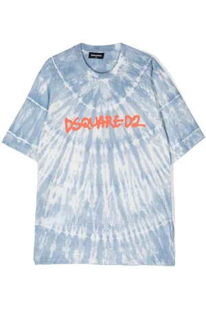 Dsquared2 Logo-print tie-dye t-shirt