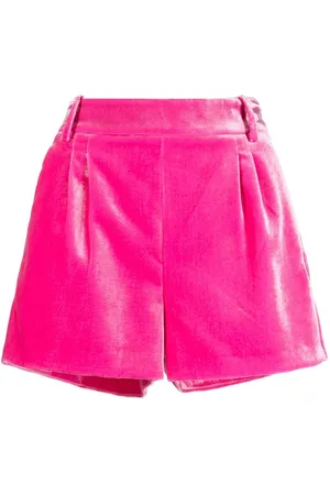 Philipp Plein velvet elasticated-waist shorts - Pink