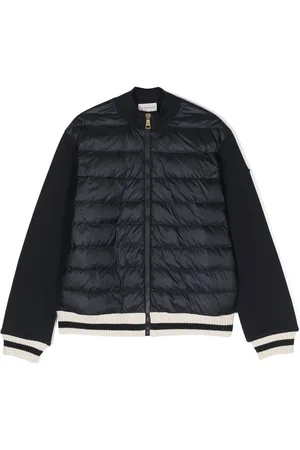 Moncler Logo patch padded bomber jacket