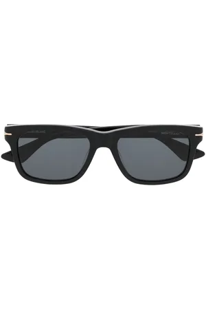 Montblanc Square-frame tinted sunglasses