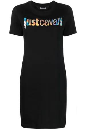 Roberto Cavalli Logo print T-shirt dress