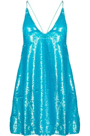Ganni Sequin slip mini dress