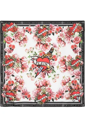 Philipp Plein Silk Foulard 90x90 Love