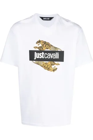 Roberto Cavalli Logo-print cotton T-shirt