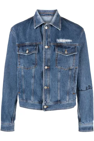 NICK FOUQUET Embroidered-detail denim jacket