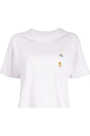 Musium Div. Cut-out-detail cropped T-shirt