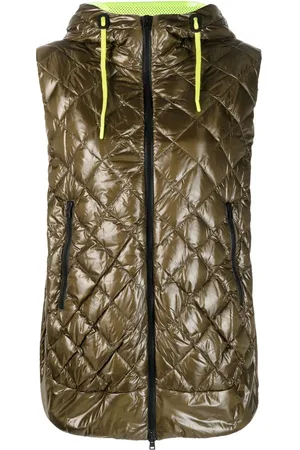 HERNO Sleeveless quilted padded jacket