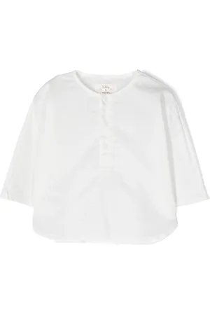 TEDDY & MINOU Crop-sleeve shirt