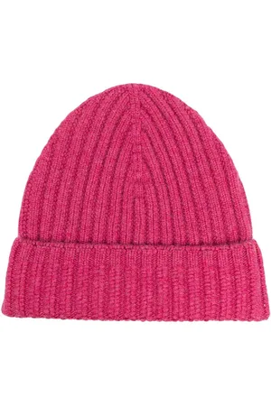 Barrie Ribbed cashmere beanie