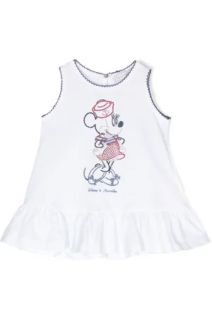MONNALISA X Disney rhinestone Minnie-Mouse dress