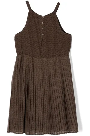 Michael Kors All-over monogram-pattern dress