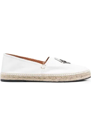 Philipp Plein Logo-plaque leather espadrilles