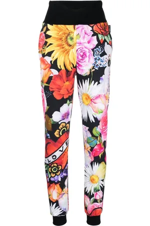 Philipp Plein Floral-print track pants