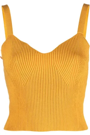 Vince Ribbed-knit bralette top