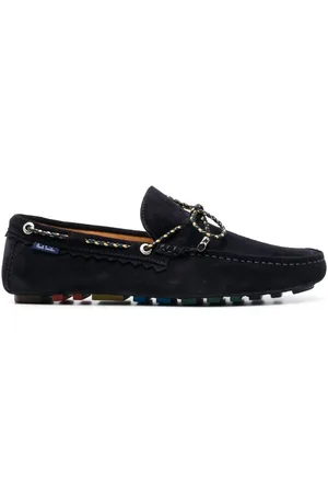 Paul Smith Rope-detail suede loafers