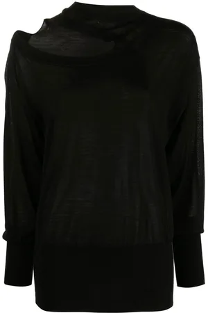 Stella McCartney Cut out-detail knitted top