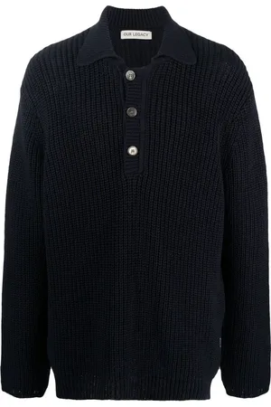 OUR LEGACY Ribbed-knit cotton jumper