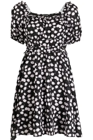 tout a coup Floral-print ruffled dress