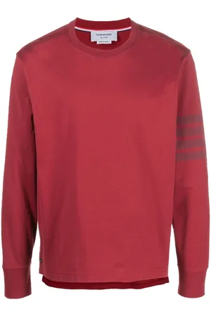 Thom Browne 4-Bar stripe long-sleeve T-shirt