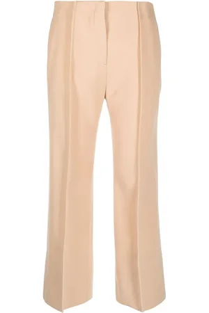 Jil Sander Cropped cotton trousers