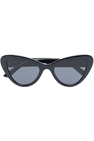 Prada Embossed-logo cat-eye sunglasses