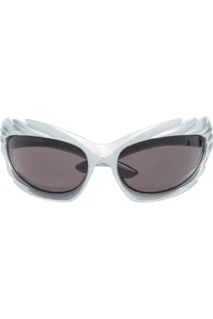 Balenciaga Spike rectangle-frame sunglasses