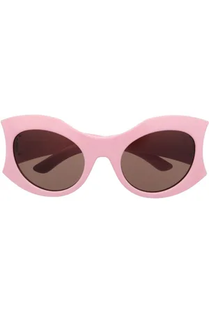 Balenciaga Side logo-plaque detail sunglasses