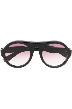 Chloé Pilot-frame gradient-lens sunglasses