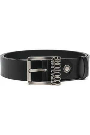 VERSACE Logo-plaque buckle belt