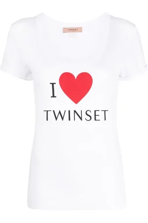 Twin-Set Logo-detail cotton T-shirt
