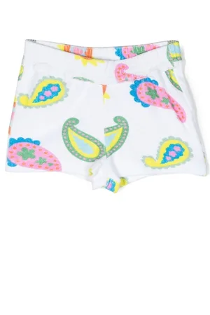Stella McCartney Paisley-print organic cotton shorts