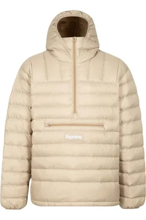 Supreme Micro down half-zip hooded jacket