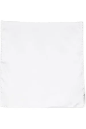 Tom Ford Plain silk pocket square scarf