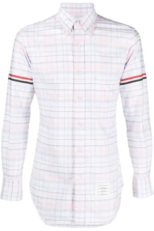 Thom Browne Checked long-sleeved shirt