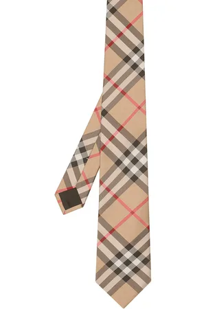 Mens burberry sales ties