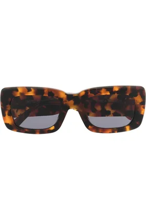 Linda Farrow X The Attico Marfa rectangular-frame sunglasses