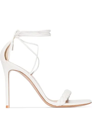 Gianvito Rossi Leomi 105mm braided lace-up sandals