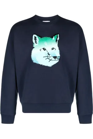 Maison Kitsuné Vibrant Fox Head-print sweatshirt