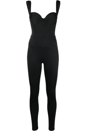 Noire Swimwear Bustier-style sleeveless jumpsuit