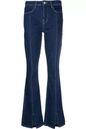 L'Agence Women Bootcut & Flared Jeans - Beatrix front-slit bootcut jeans