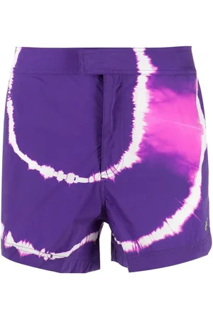 OFF-WHITE Tie-dye printed shorts