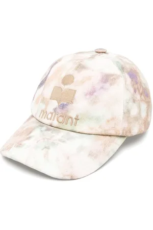 Isabel Marant Marbled-print logo cap