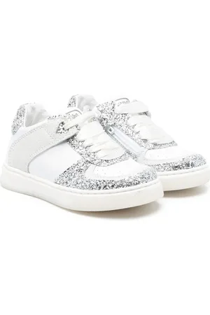 MONNALISA Embellished panelled sneakers