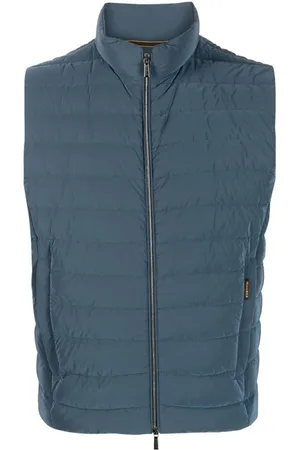 MOORER Padded gilet jacket