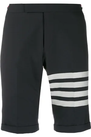 Thom Browne 4-Bar plain weave suiting shorts